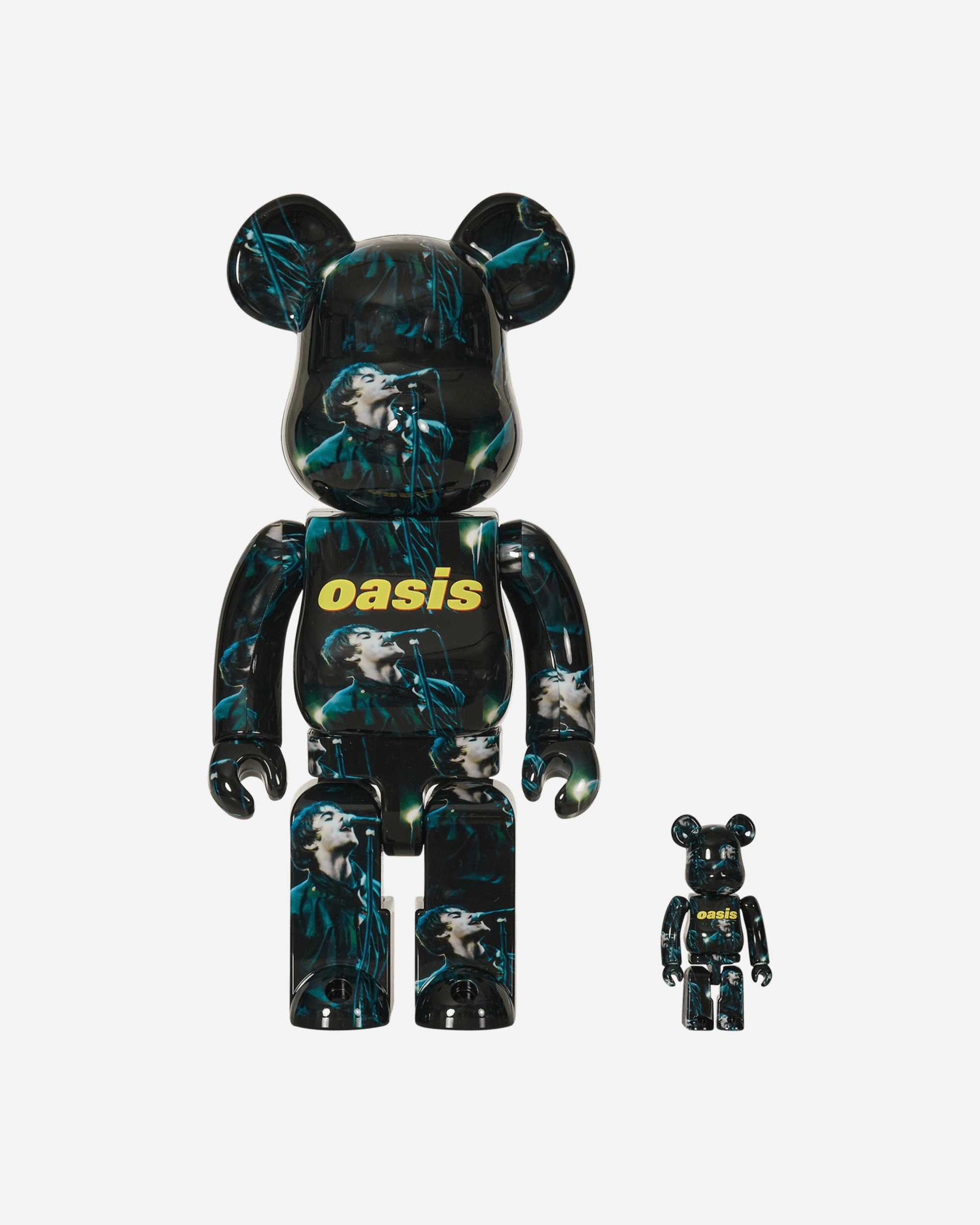 100% 400% Oasis Knebworth 1996 - Liam Gallagher Be@rbrick Multicolor