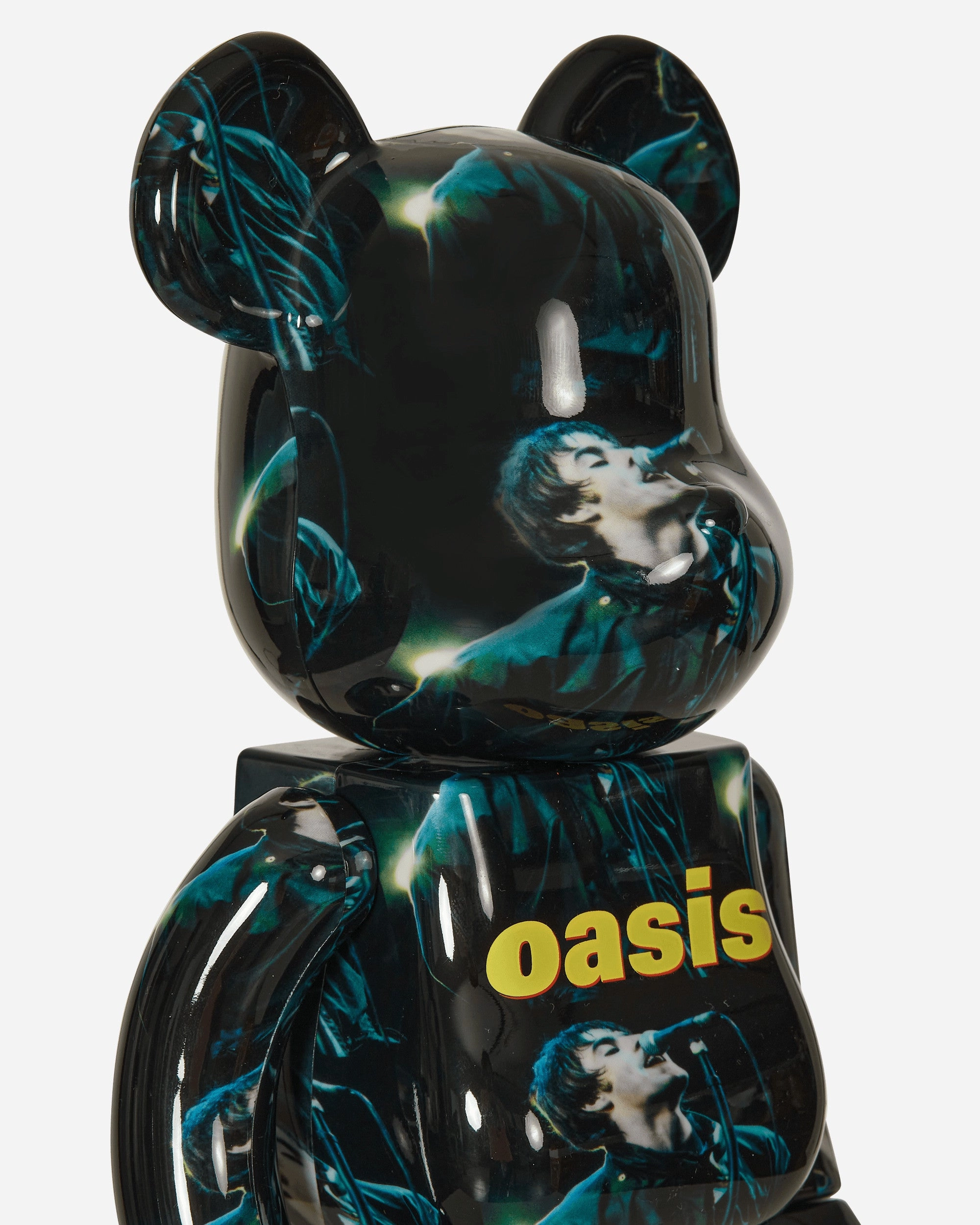 100% 400% Oasis Knebworth 1996 - Liam Gallagher Be@rbrick Multicolor