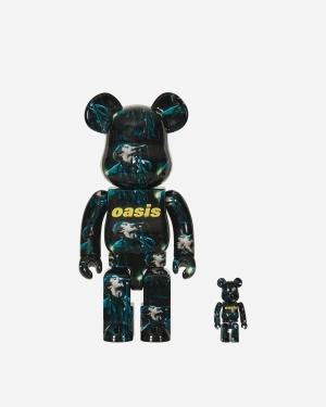 100% 400% Oasis Knebworth 1996 - Liam Gallagher Be@rbrick Multicolor
