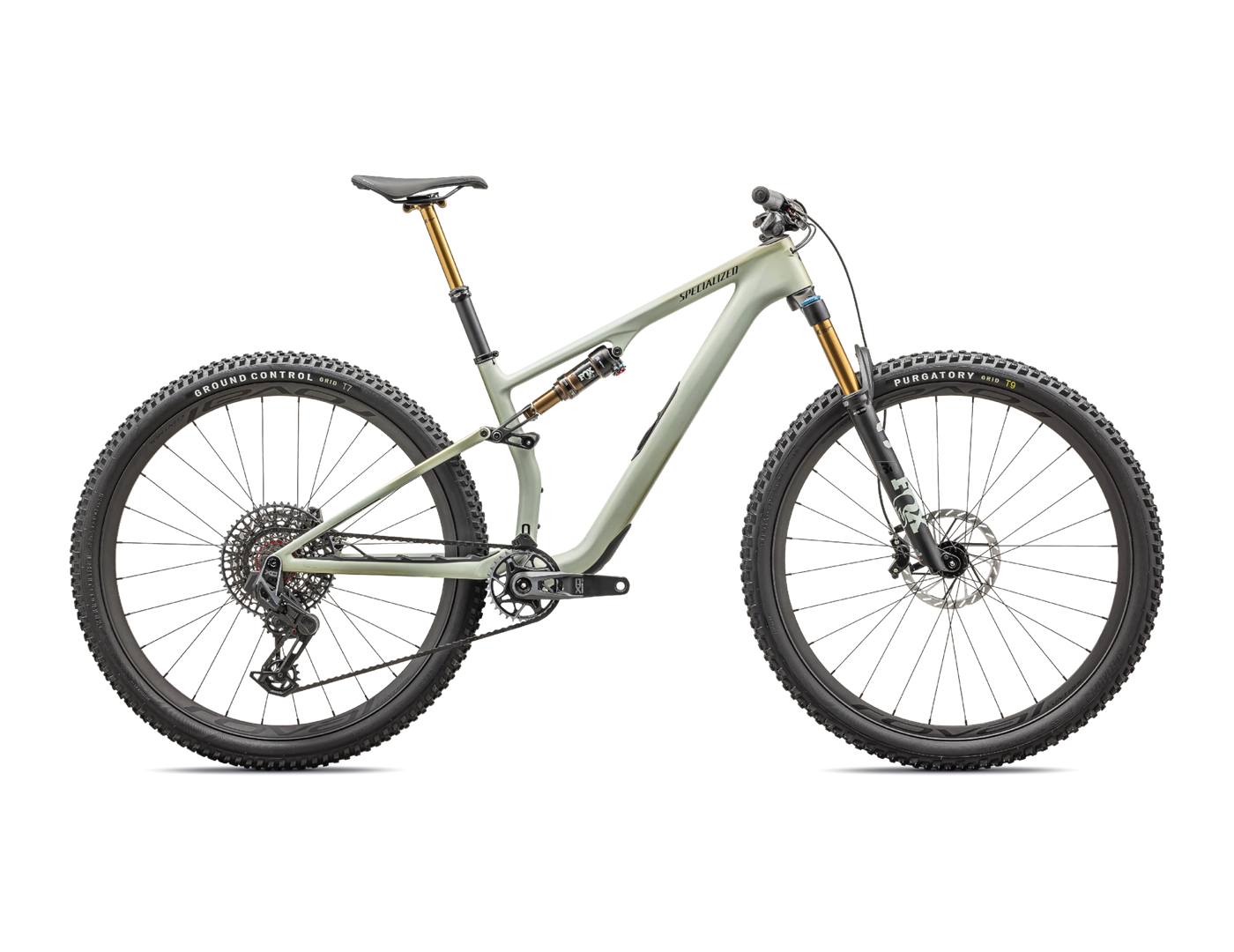 2024 Specialized EPIC 8 Evo Pro Mountain Bike - Large, Satin Forest Green/Spruce/Metallic Spruce