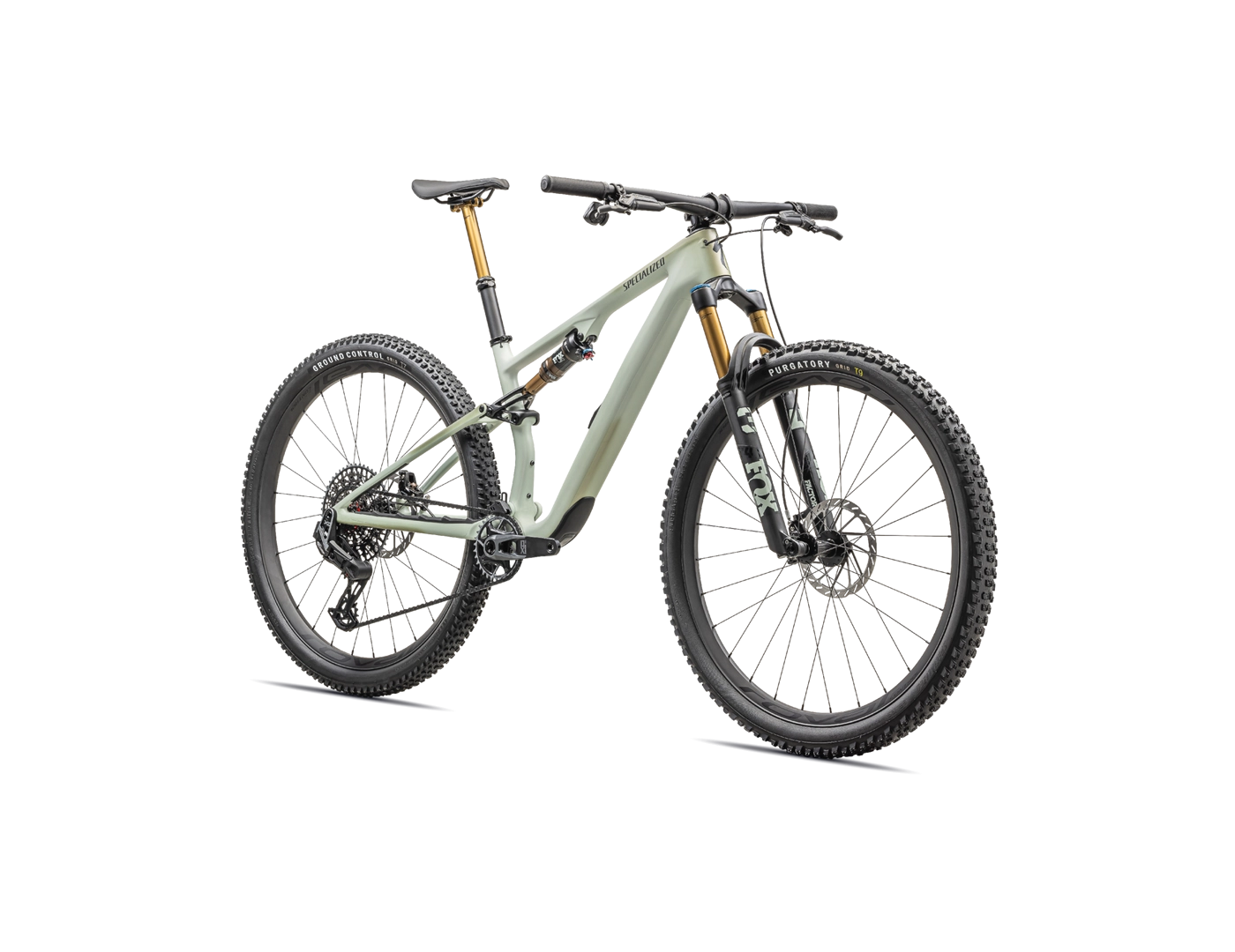 2024 Specialized EPIC 8 Evo Pro Mountain Bike - Large, Satin Forest Green/Spruce/Metallic Spruce