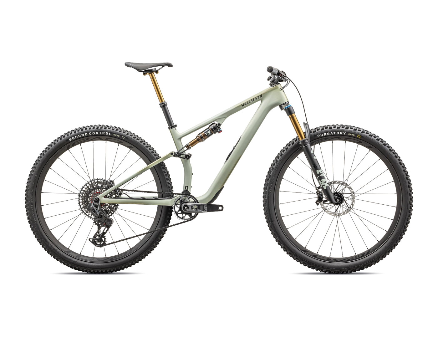 2024 Specialized EPIC 8 Evo Pro Mountain Bike - Medium, Satin Forest Green/Spruce/Metallic Spruce