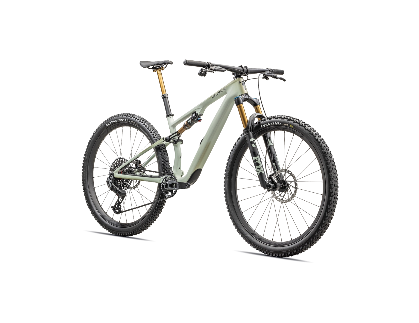 2024 Specialized EPIC 8 Evo Pro Mountain Bike - Medium, Satin Forest Green/Spruce/Metallic Spruce