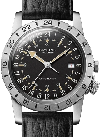 Airman “The Chief” Purist Black - Leather Ref. GL0469