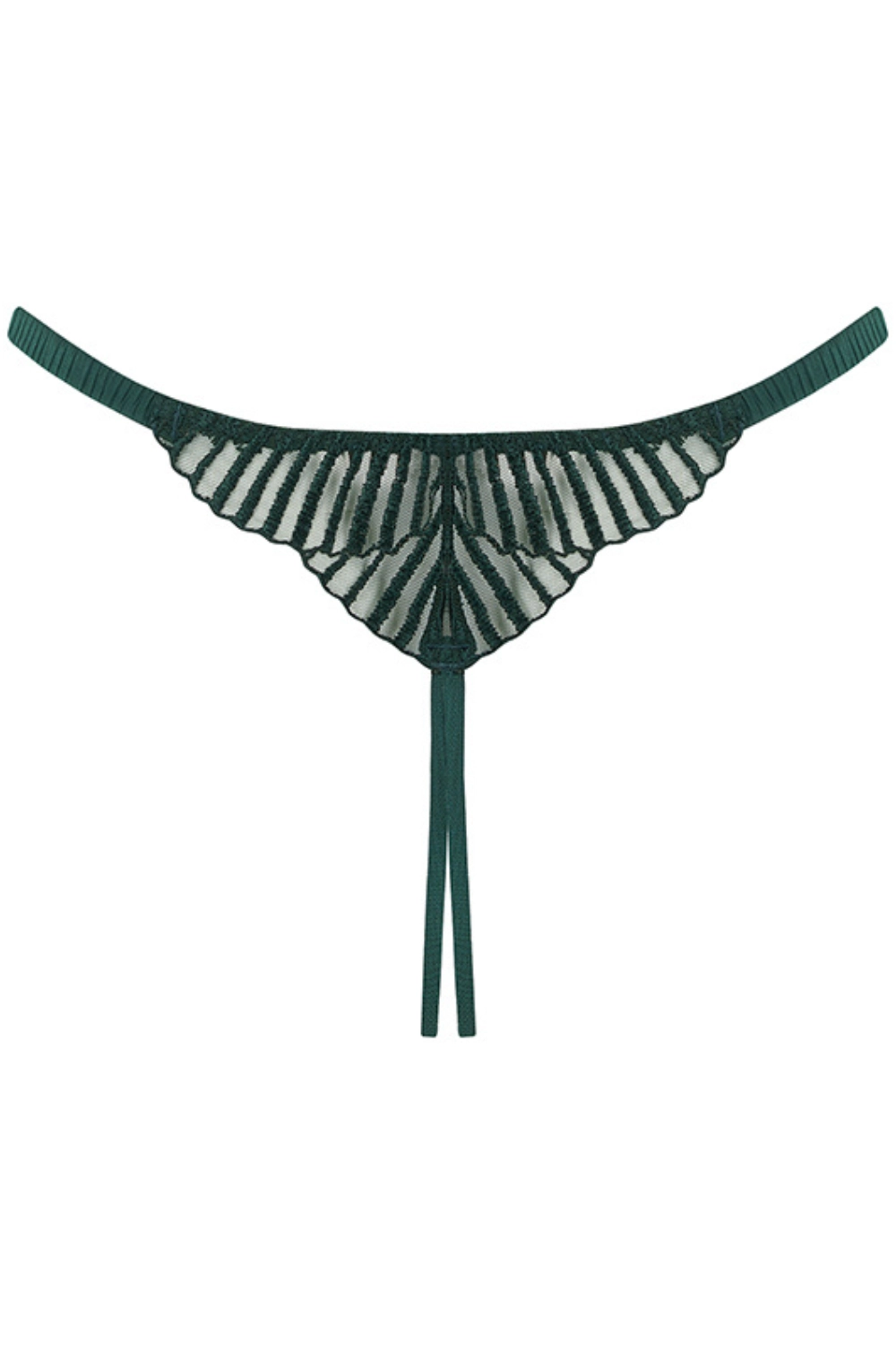 Athena Open Thong Green