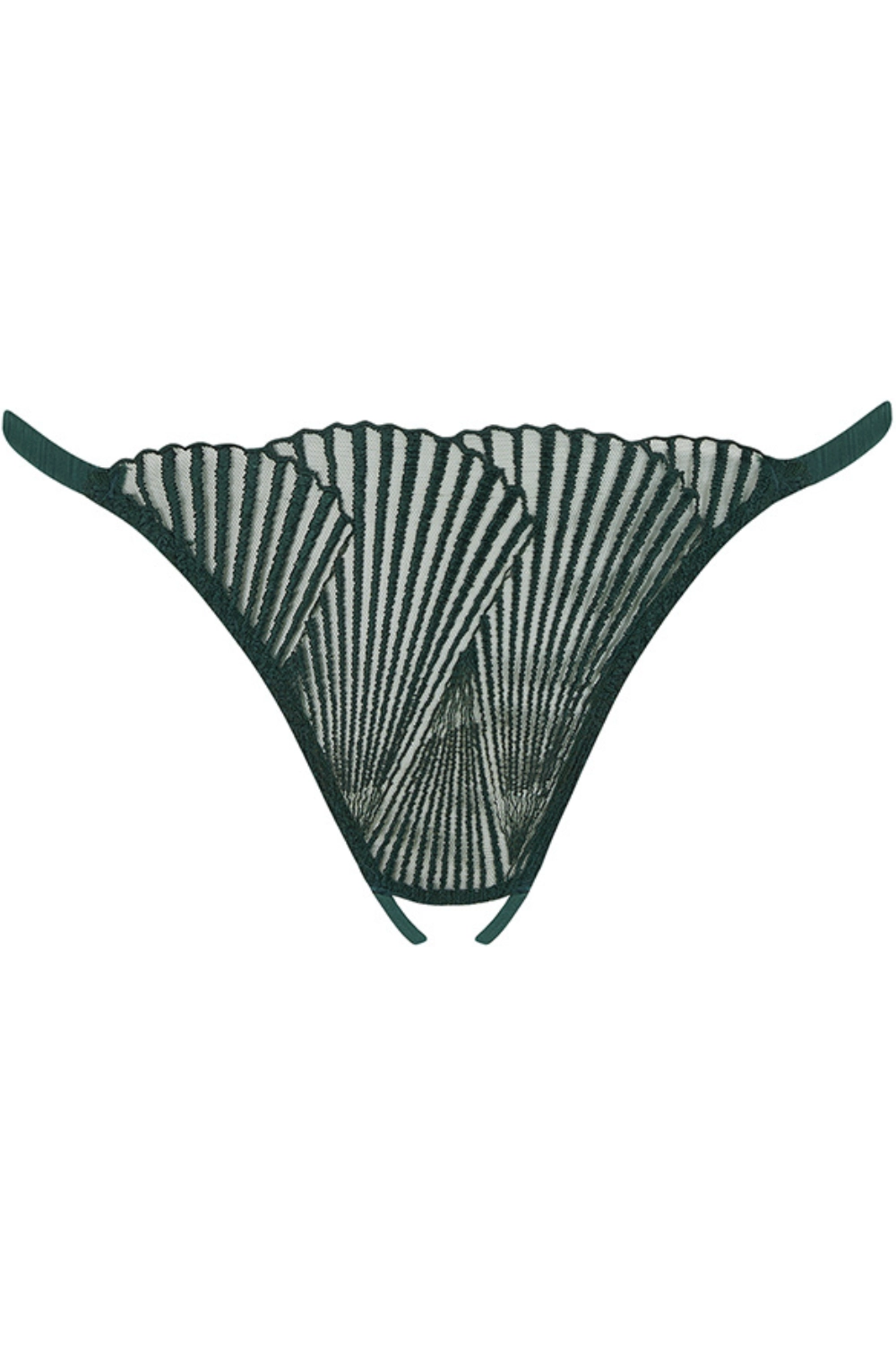 Athena Open Thong Green