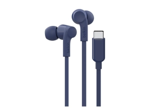 Belkin SoundForm - Earphones with mic - in-ear - wired - USB-C - noise isolating - blue G3H0002FQBLV2