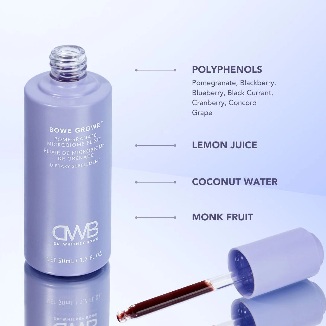 Bowe Growe Pomegranate Microbiome Water-Enhancing Elixir