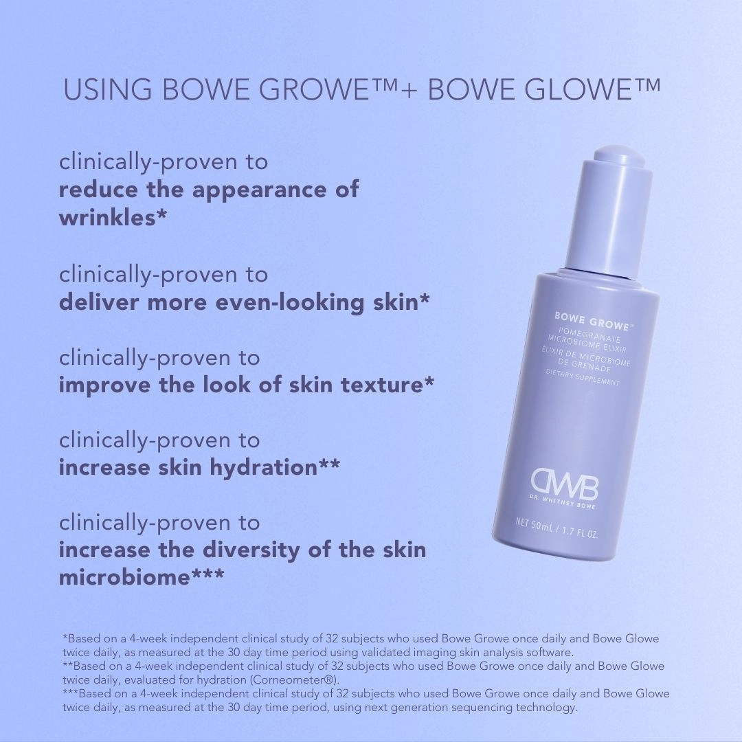 Bowe Growe Pomegranate Microbiome Water-Enhancing Elixir