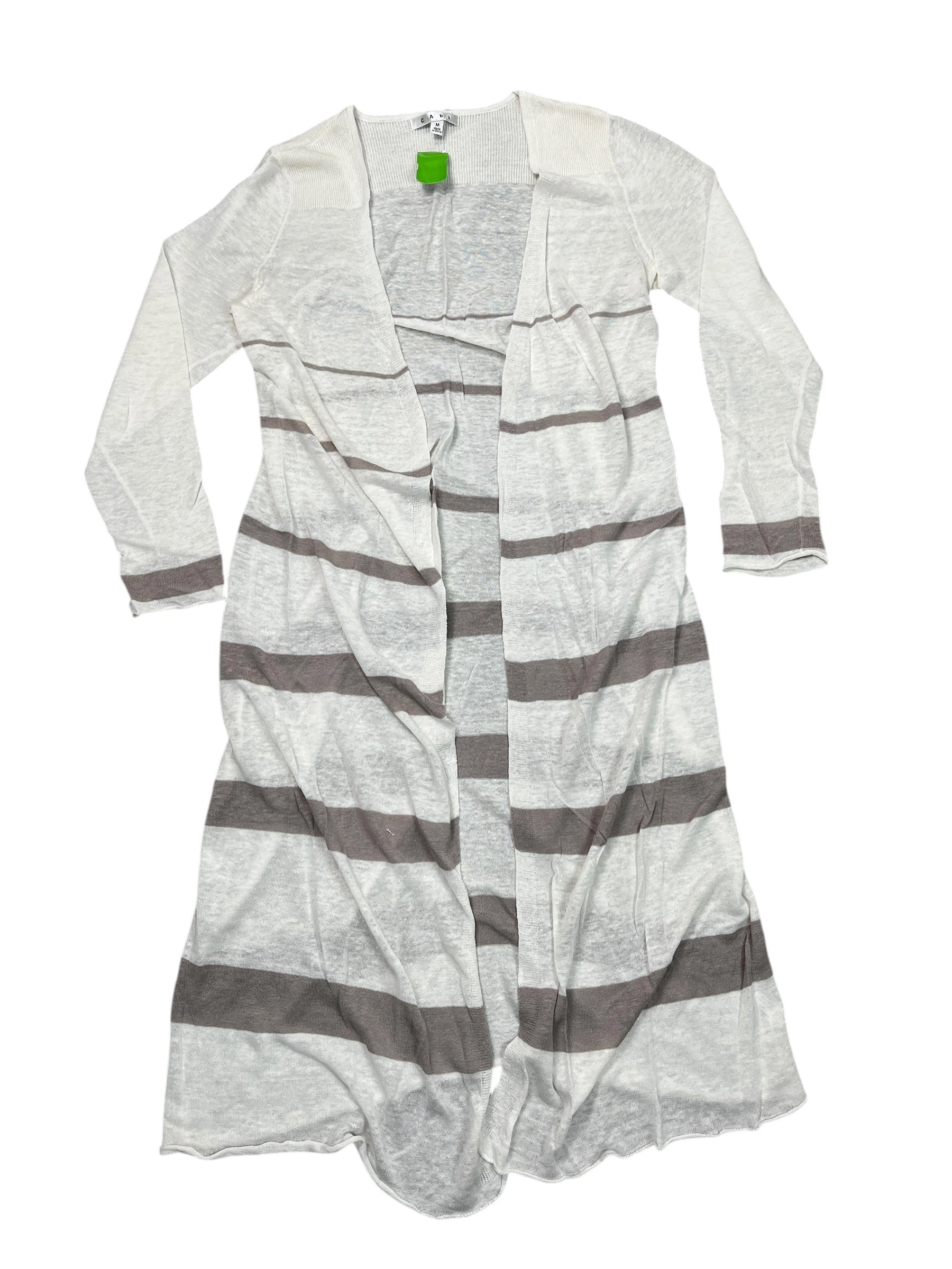 Cardigan By Cabi In White, Size:M