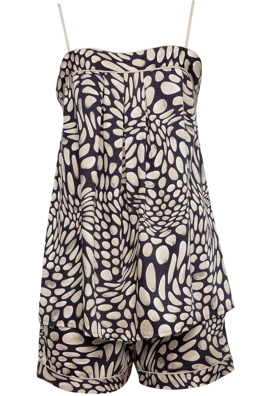 Carnaby Pebble Print Cami and Short Set, Size UK 14