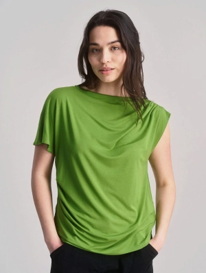 Cate Women's Modal Jersey Top | Green