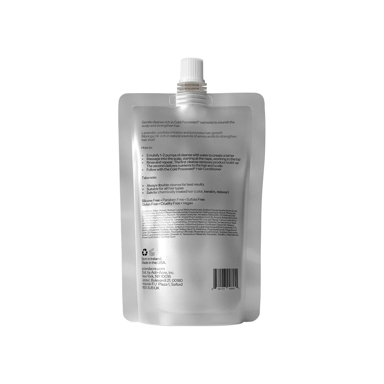 Cold Processed Hair Cleanse Shampoo
