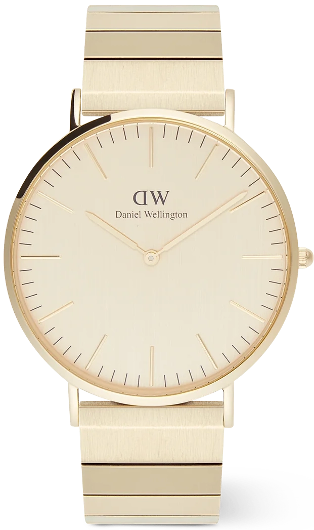 Daniel Wellington Classic Piano Link Gold Unitone 40MM