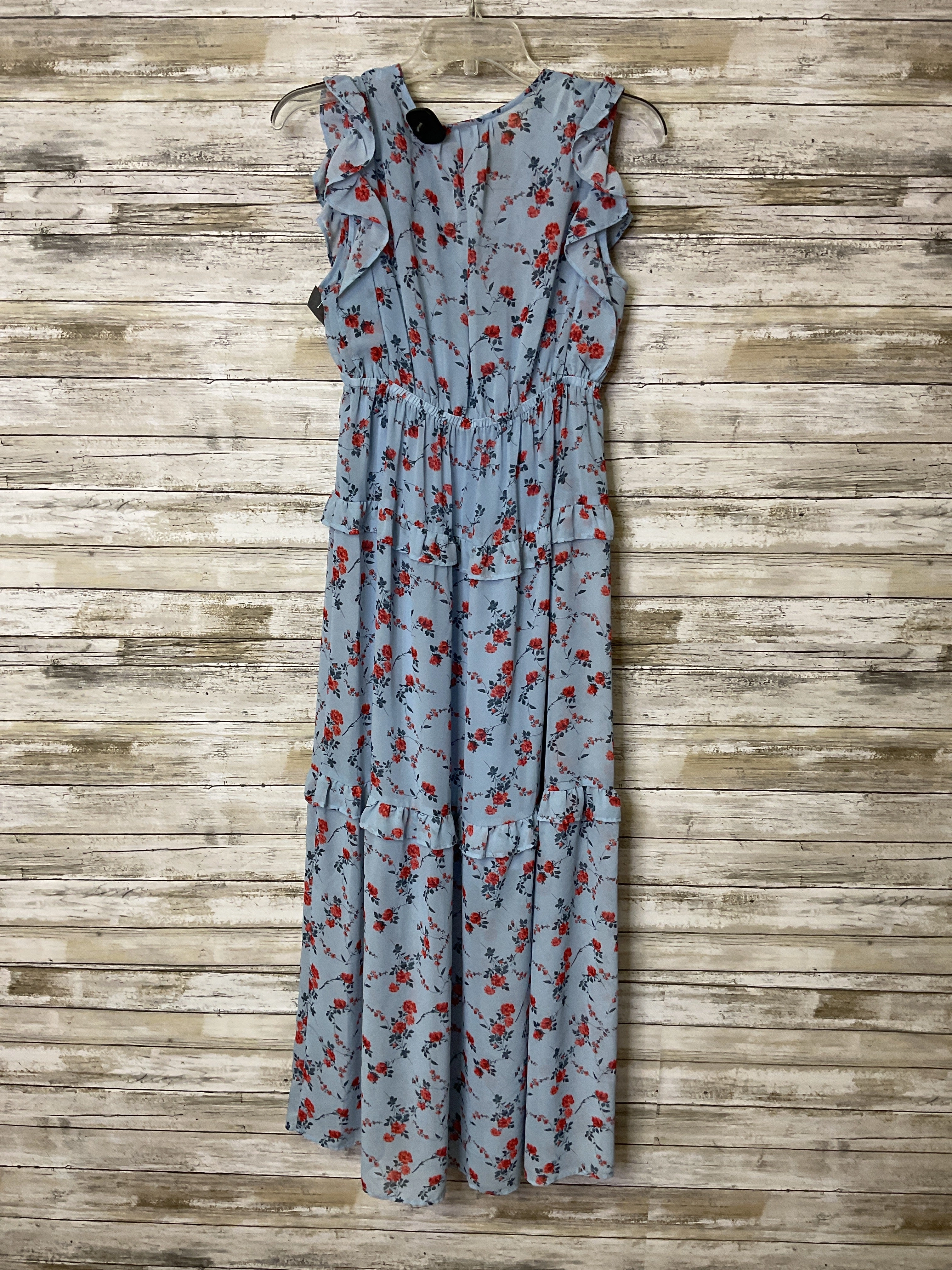 Dress Casual Maxi By Emma And Michele In Blue & Red, Size:S