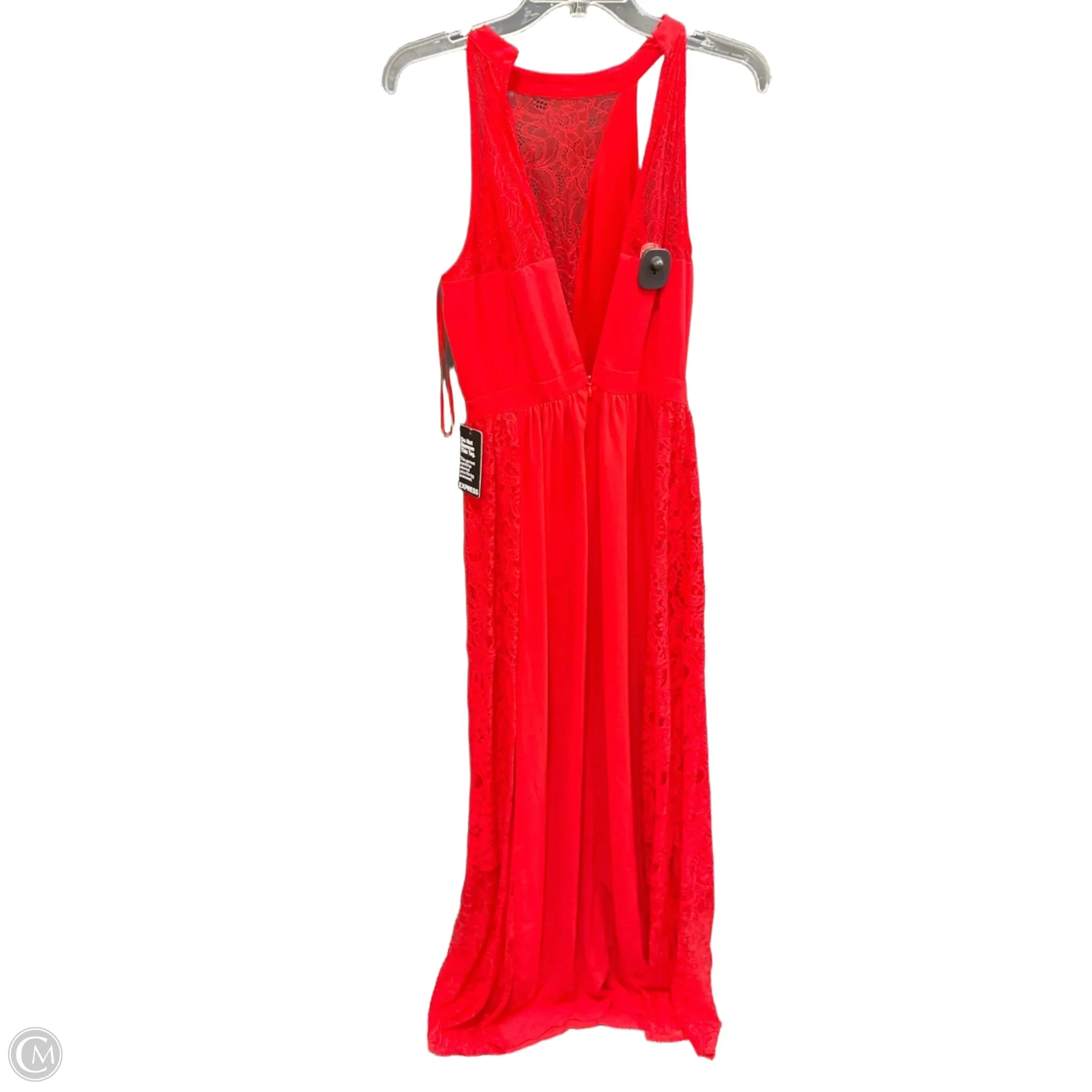 Dress Casual Maxi By Express In Red, Size: Xs