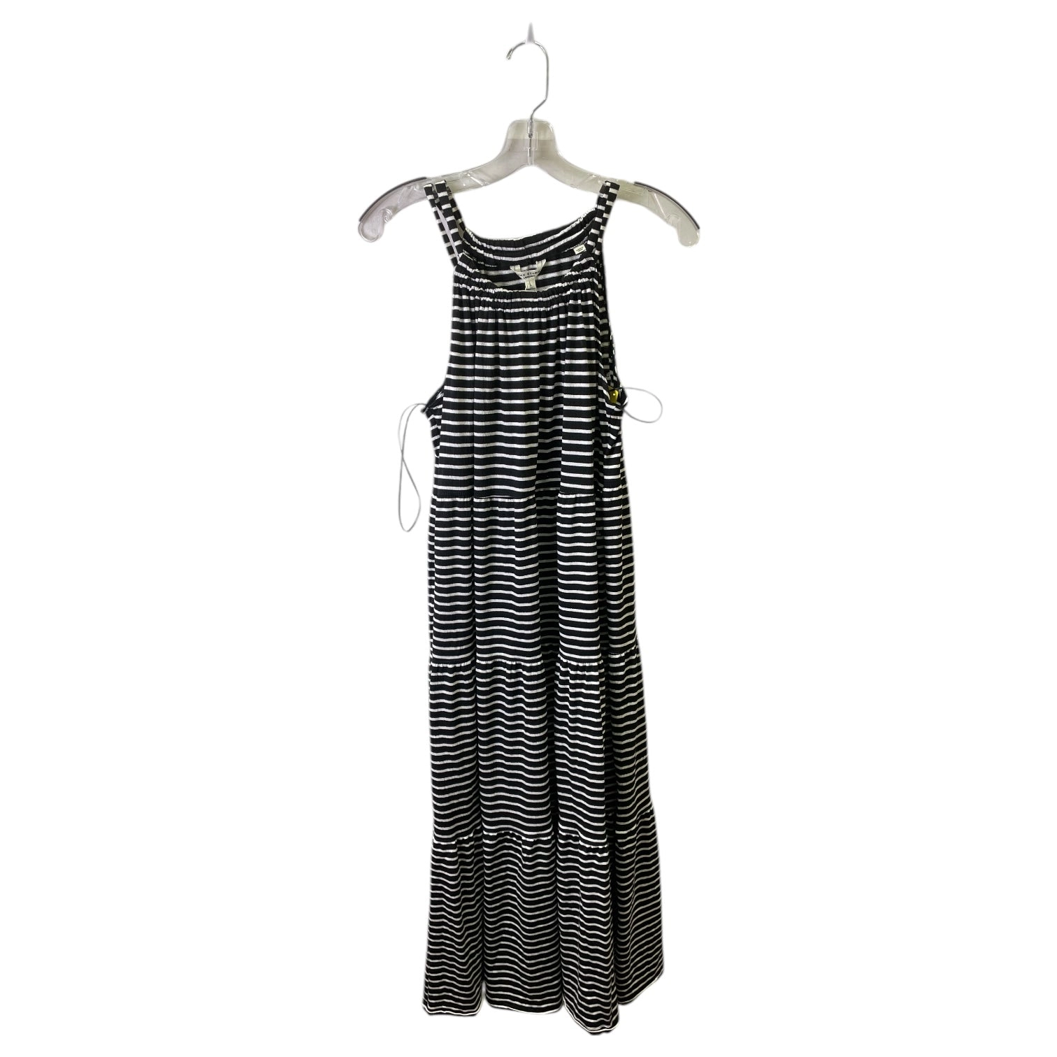 Dress Casual Maxi By Max Studio In Black & White, Size:L