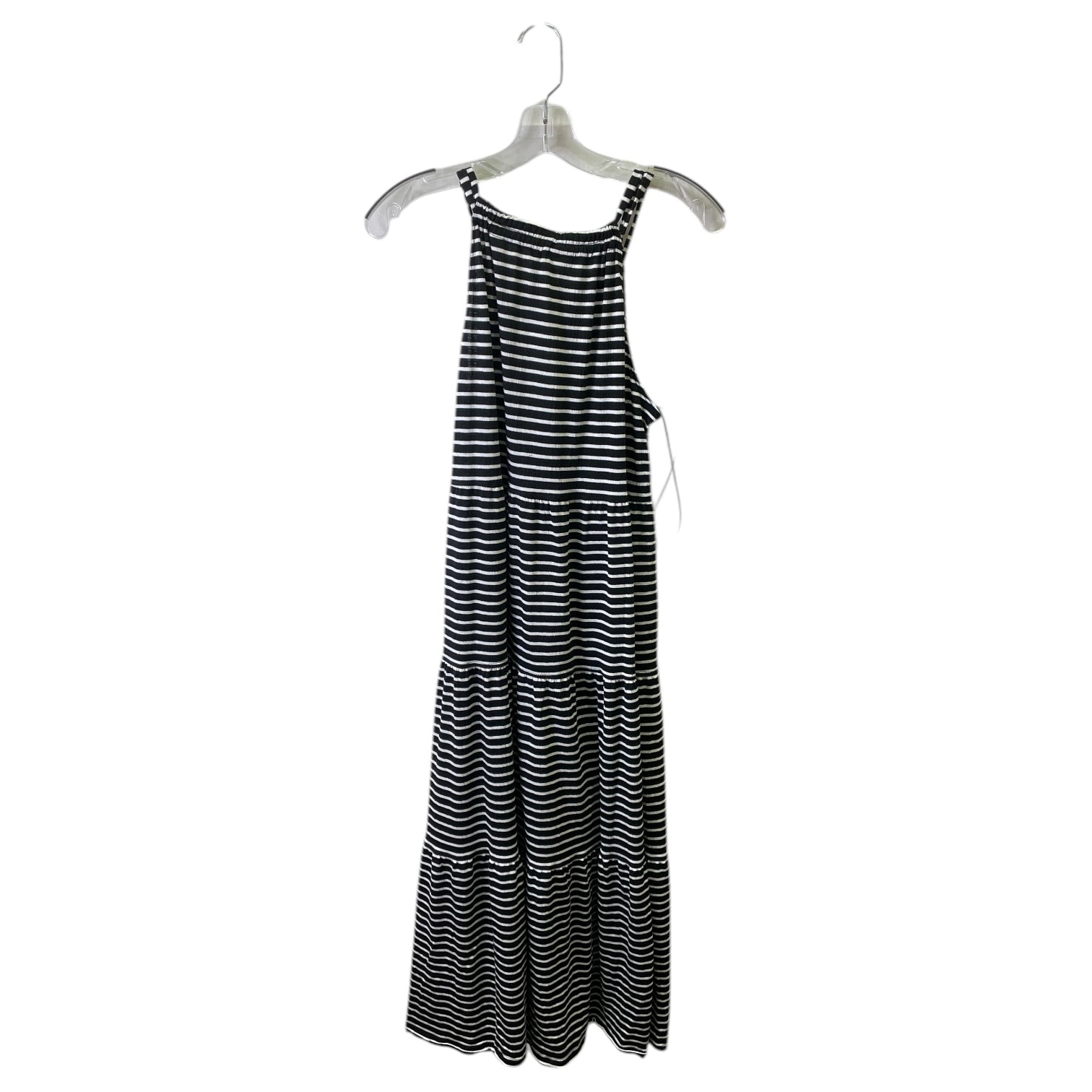Dress Casual Maxi By Max Studio In Black & White, Size:L