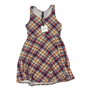 Dress Casual Midi By Agnes & Dora In Plaid Pattern, Size:L