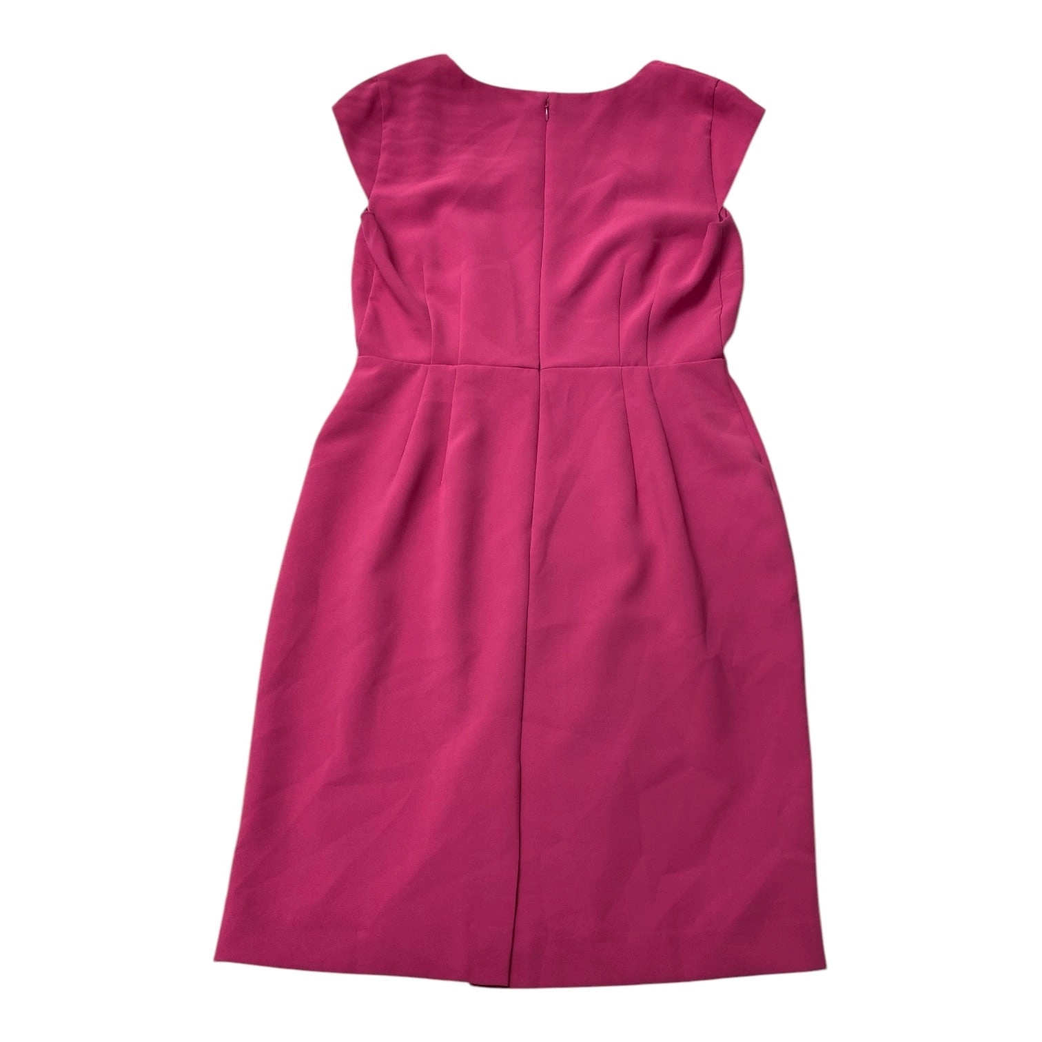 Dress Casual Midi By Ann Taylor In Pink, Size:M