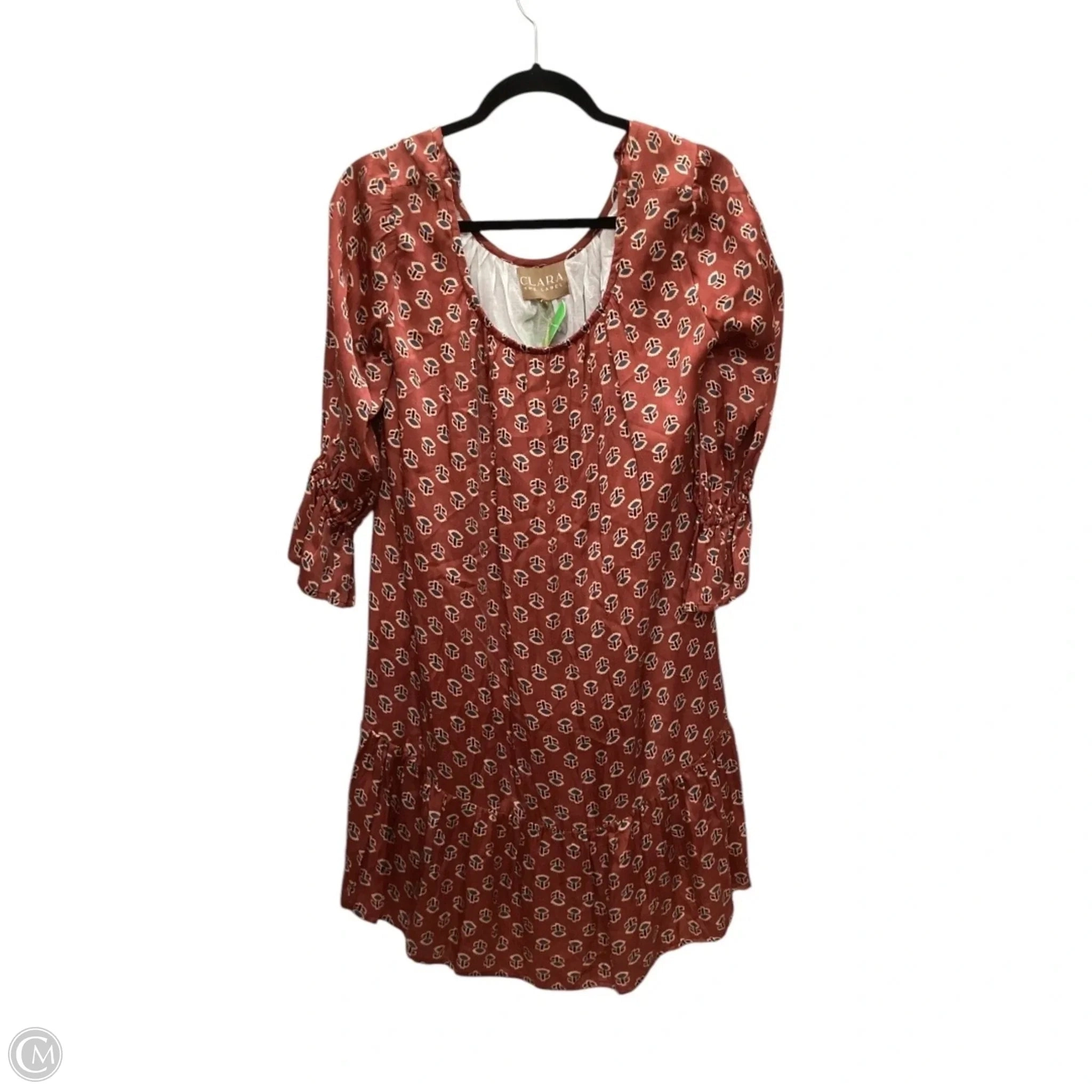 Dress Casual Midi By Clothes Mentor In Orange, Size: Xs
