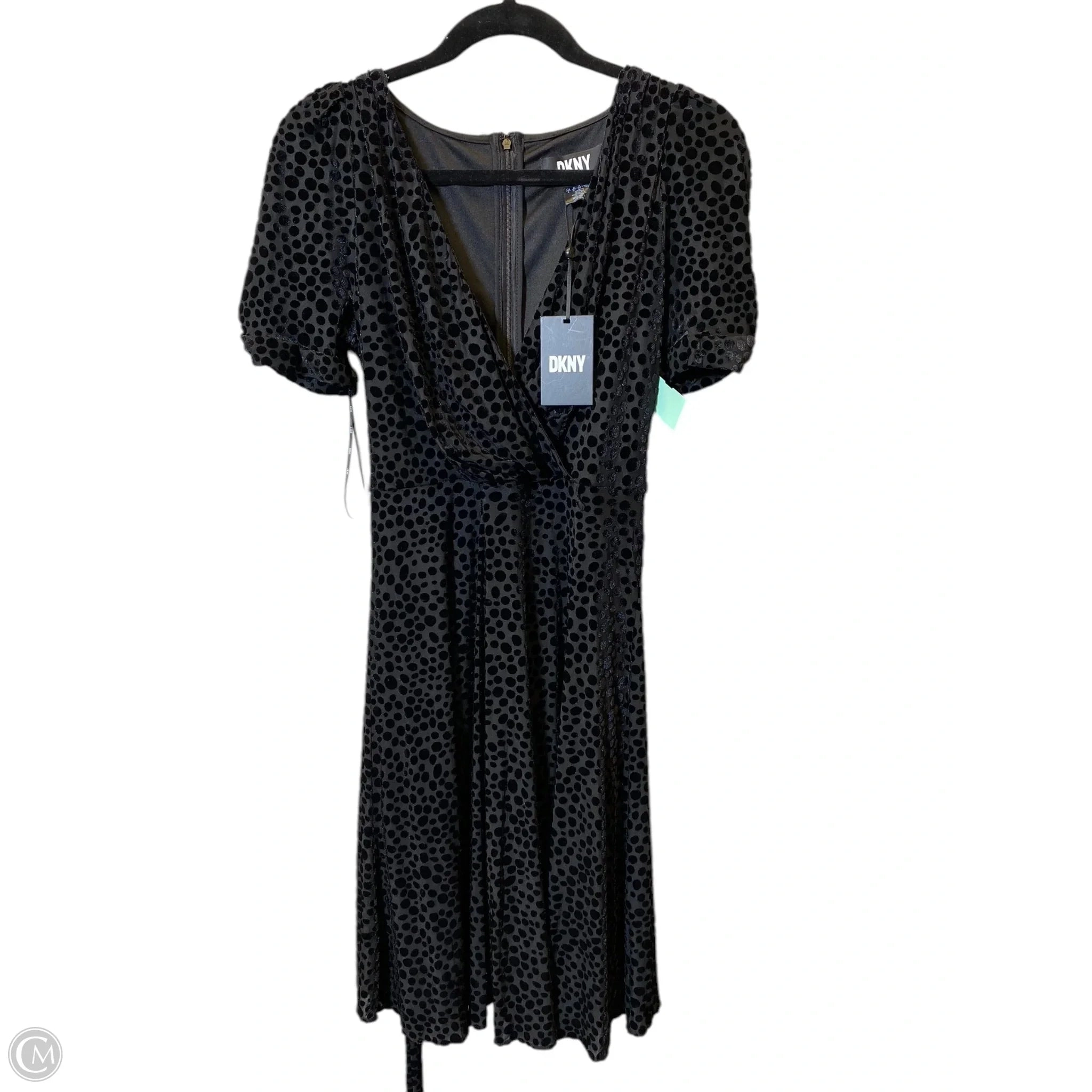 Dress Casual Midi By Dkny In Black, Size: S