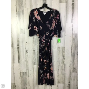 Dress Casual Midi By J. Jill In Blue & Pink, Size: S