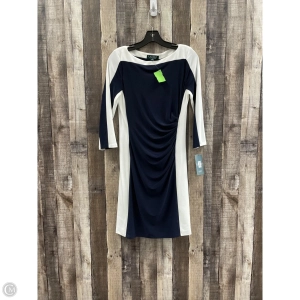 Dress Casual Midi By Lauren By Ralph Lauren In Navy, Size: M