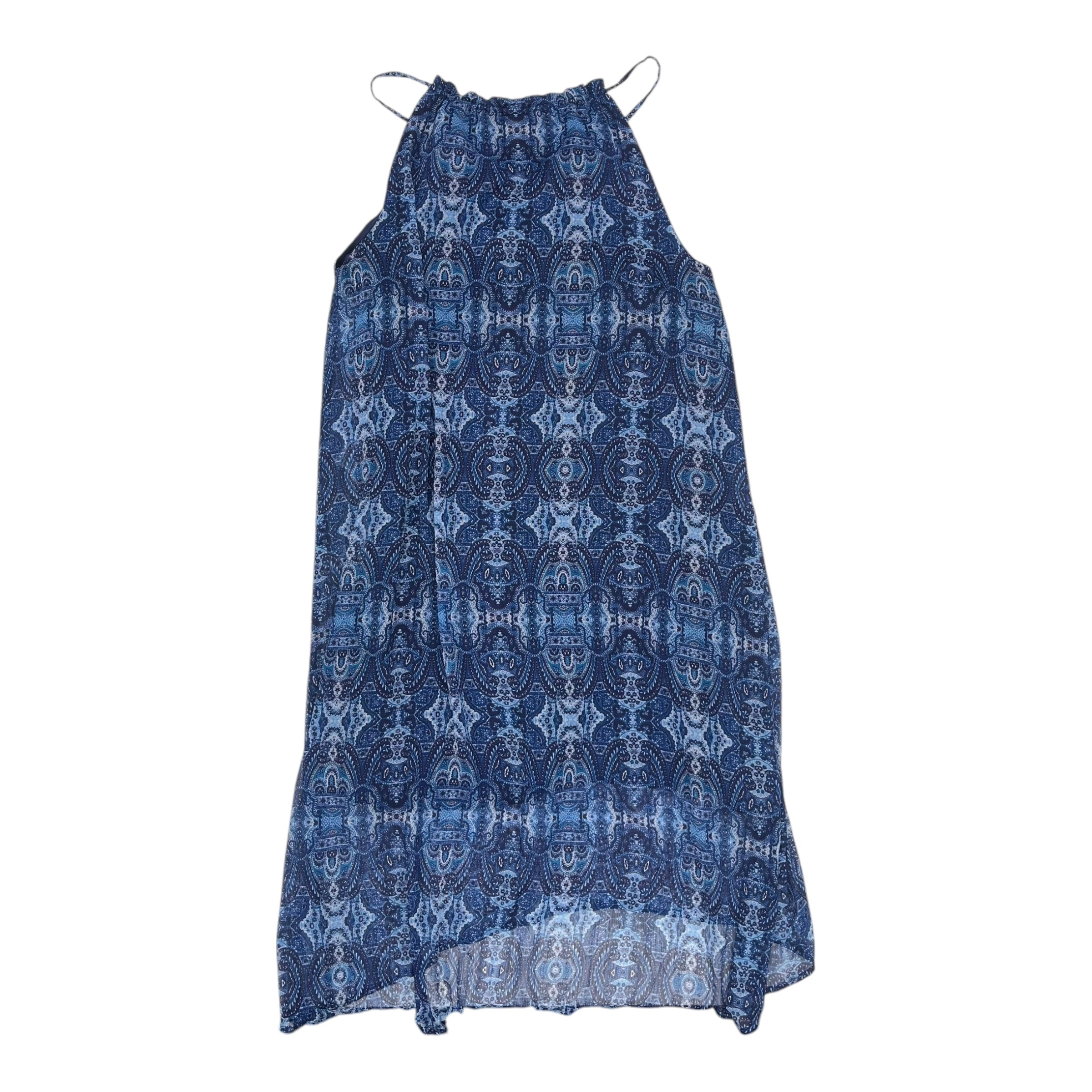 Dress Casual Midi By Lucky Brand In Blue, Size:L