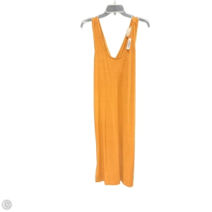 Dress Casual Midi By Old Navy In Tan, Size: M