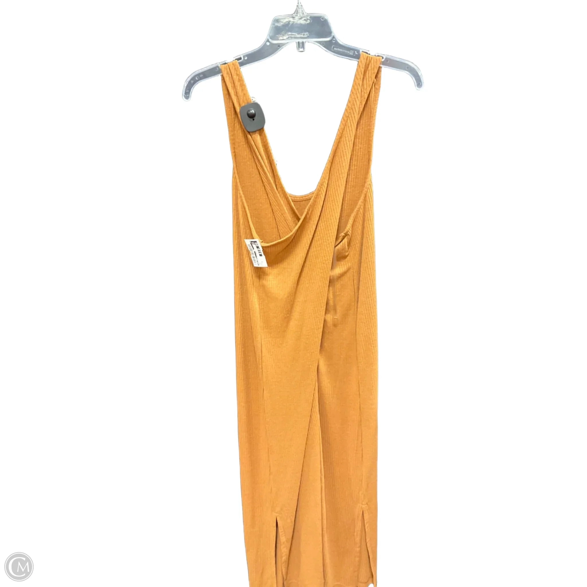 Dress Casual Midi By Old Navy In Tan, Size: M