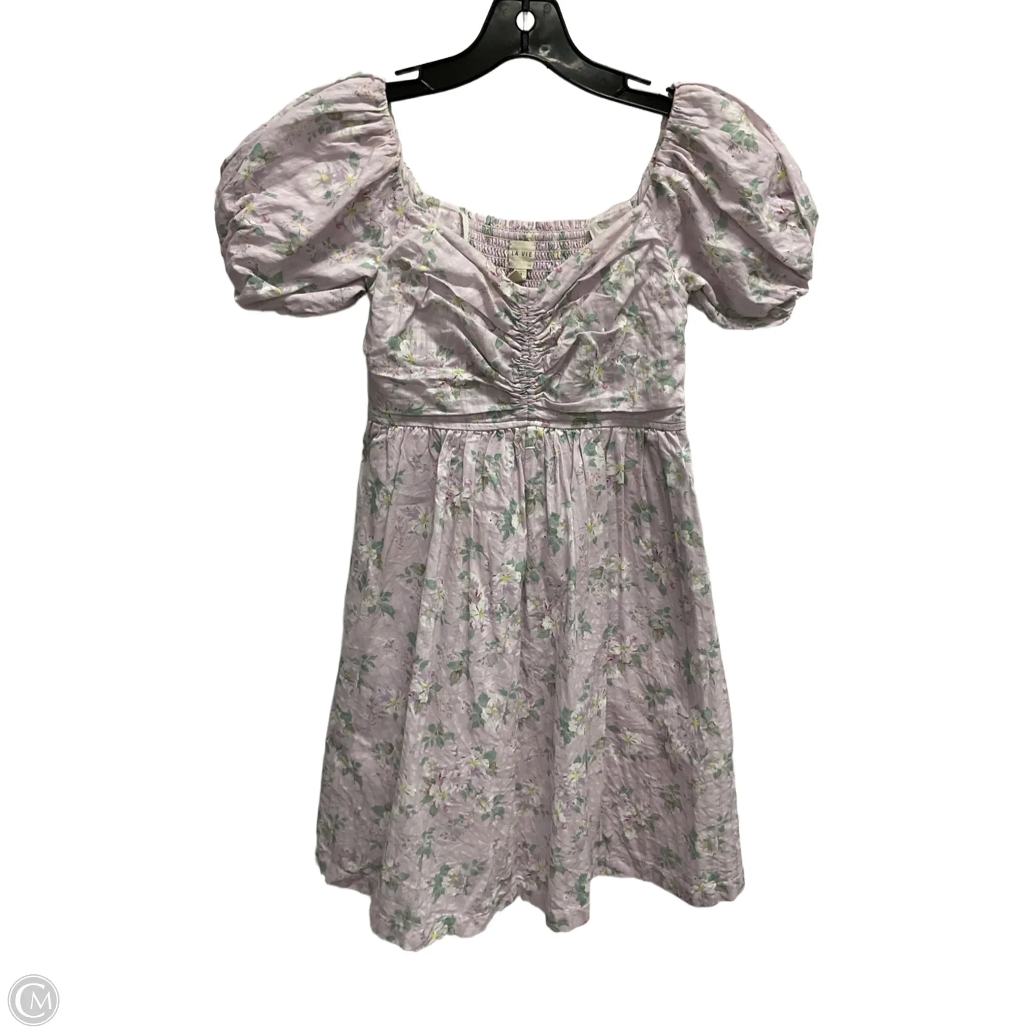 Dress Casual Midi By Rebecca Taylor In Purple, Size: Xs