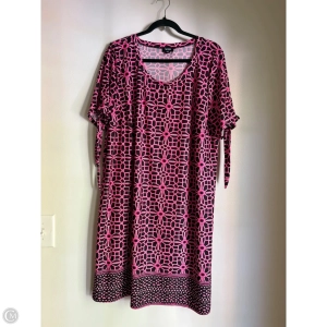 Dress Casual Midi By Tacera In Pink, Size: 3x