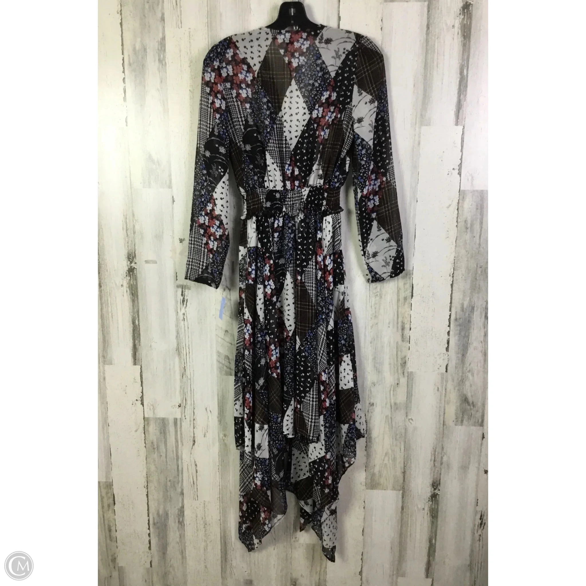 Dress Casual Midi By Tommy Hilfiger In Black & White, Size: Xs