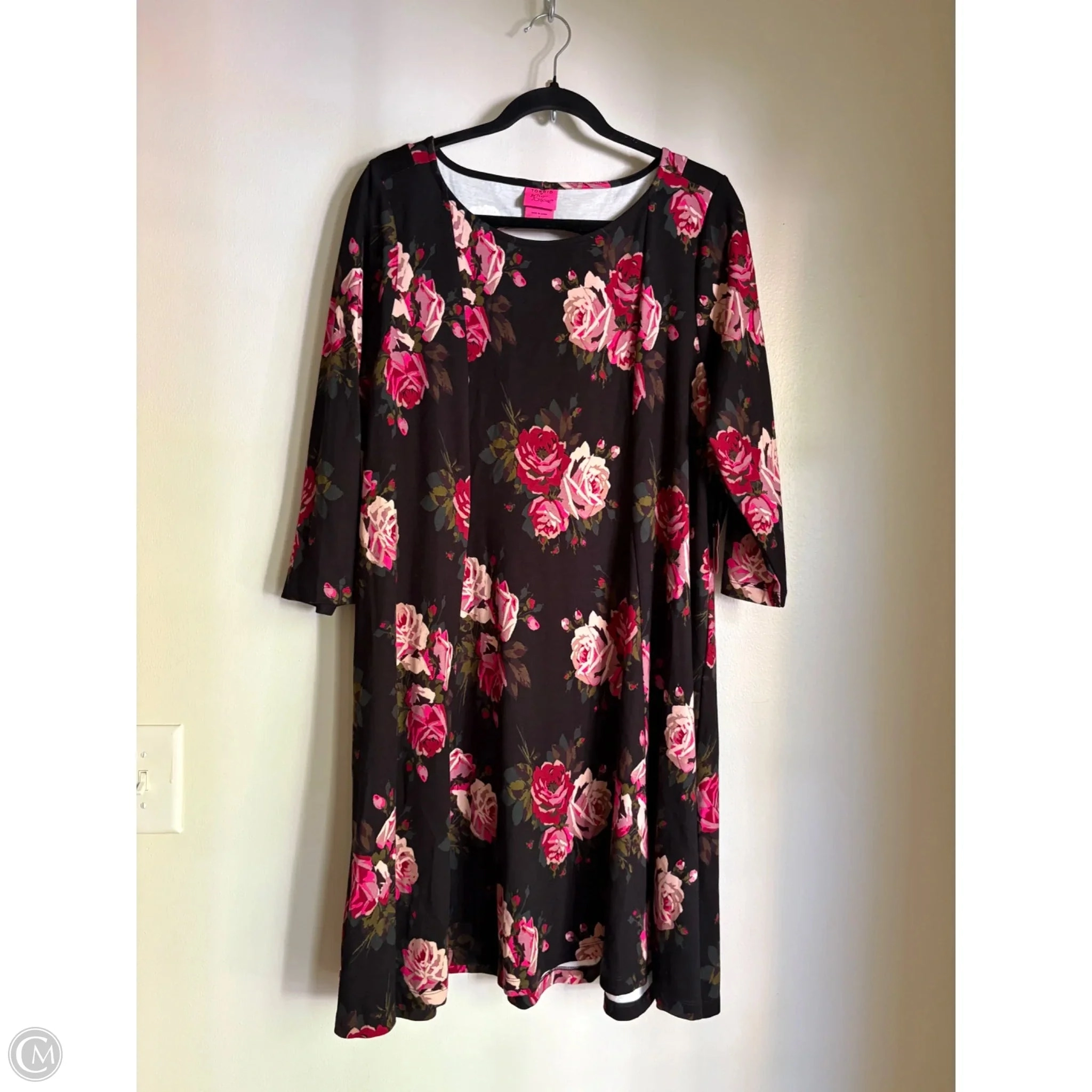 Dress Casual Midi By Torrid In Floral Print, Size: 2x