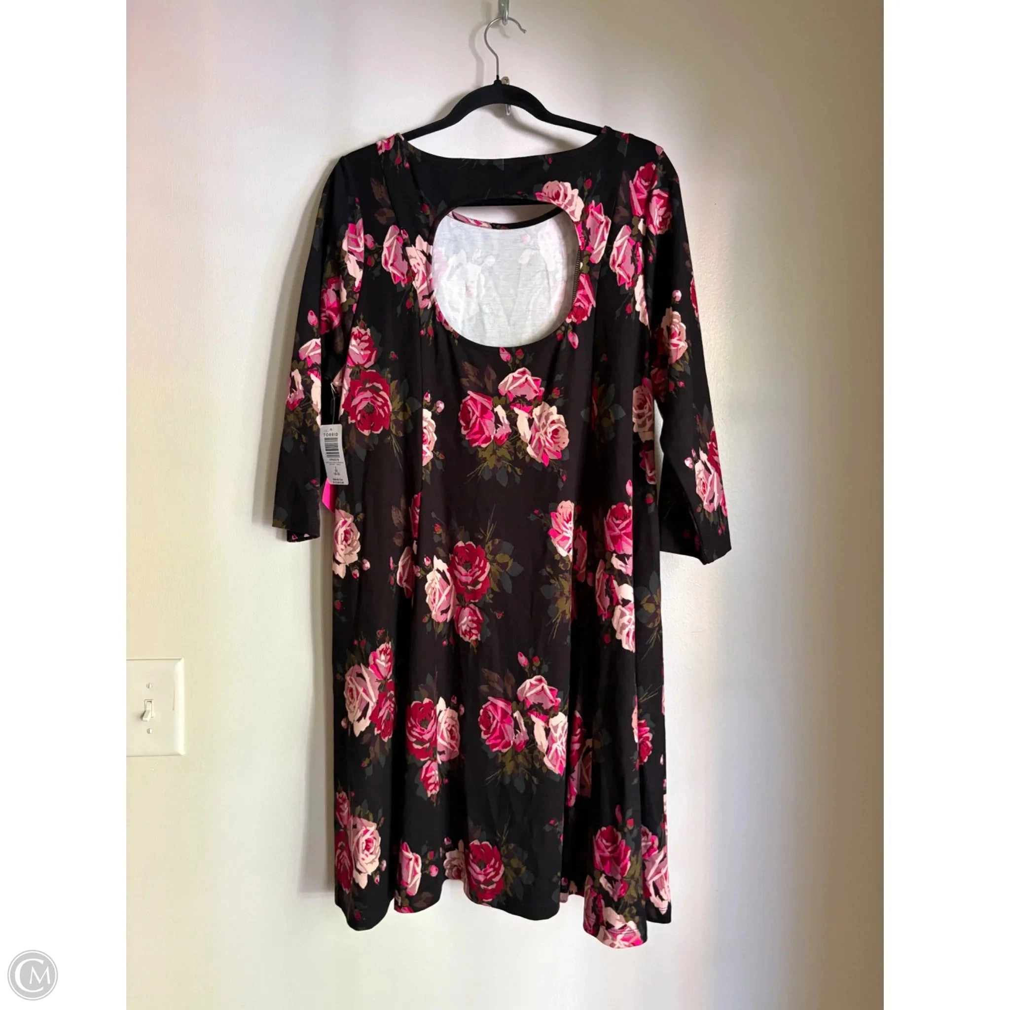 Dress Casual Midi By Torrid In Floral Print, Size: 2x