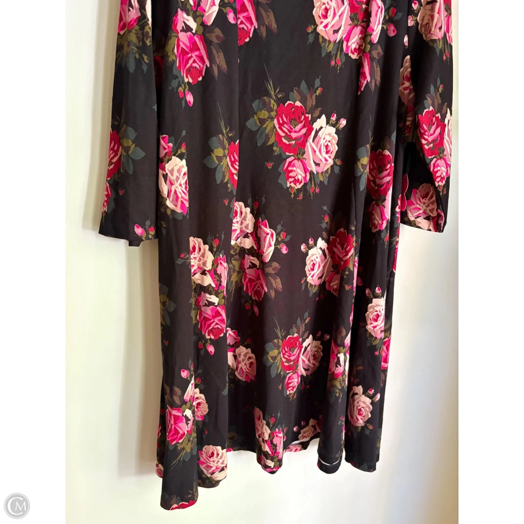 Dress Casual Midi By Torrid In Floral Print, Size: 2x