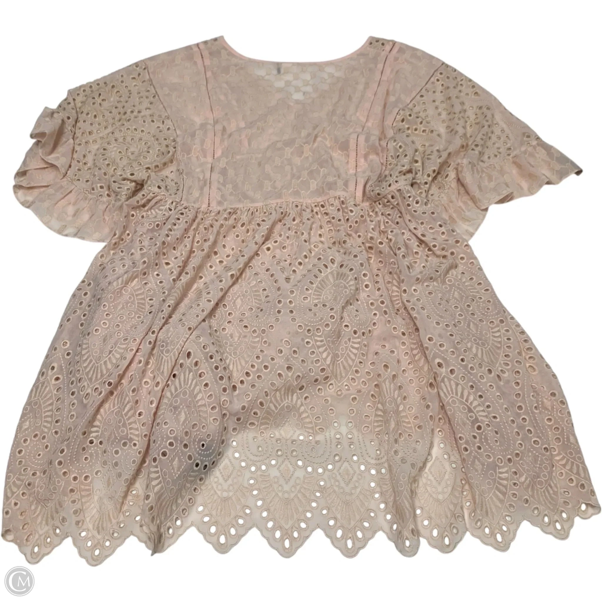 Dress Casual Short By Akemi And Kin In Peach, Size: L