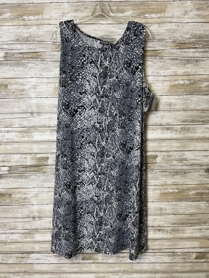 Dress Casual Short By Citiknits In Snakeskin Print, Size:2X