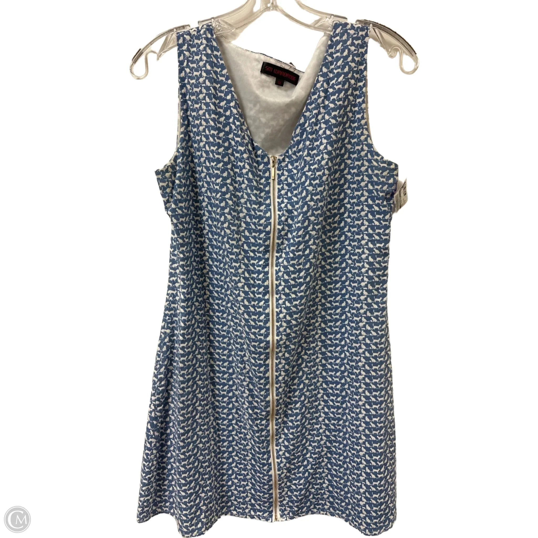 Dress Casual Short By Clothes Mentor In Blue, Size: M