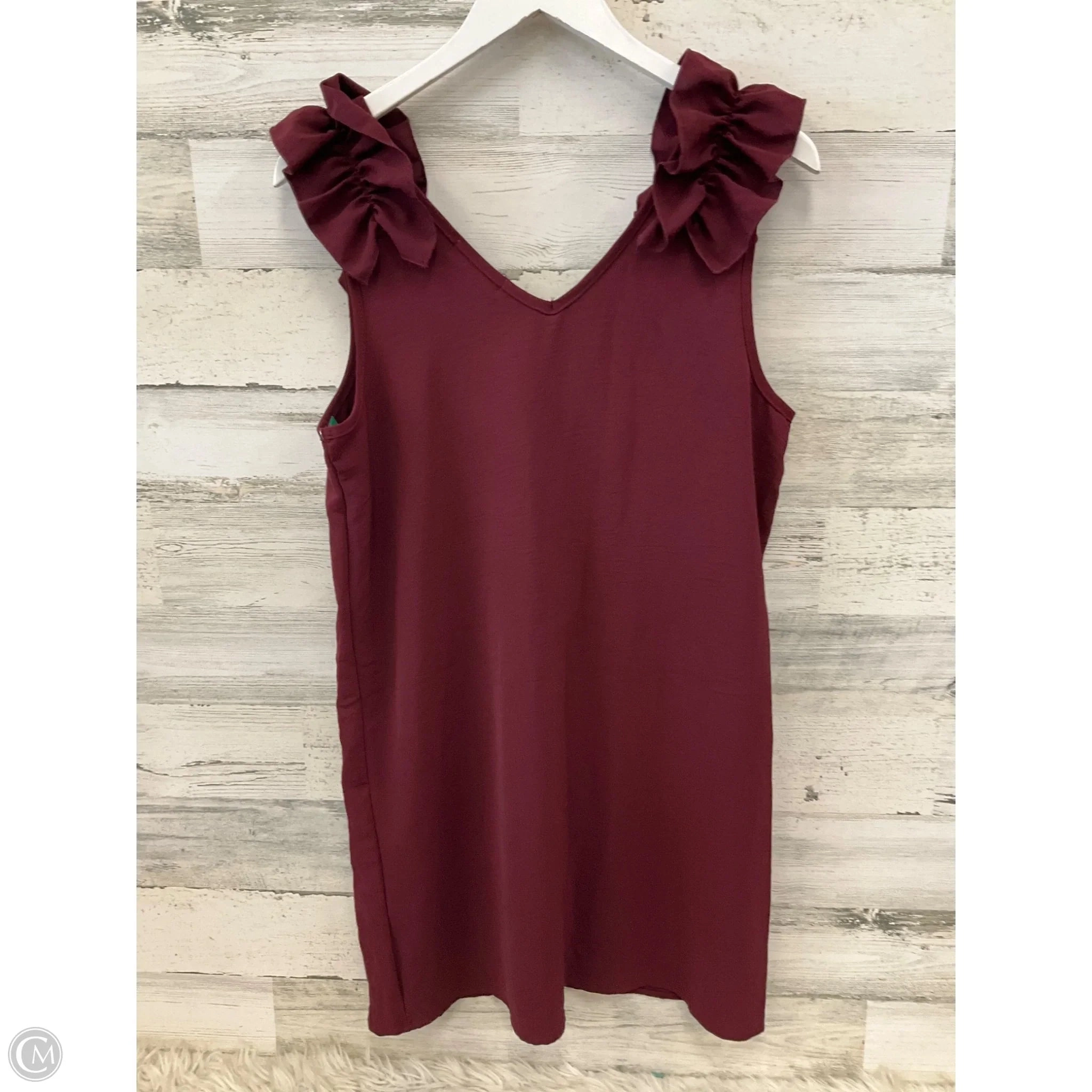 Dress Casual Short By Clothes Mentor In Red, Size: M