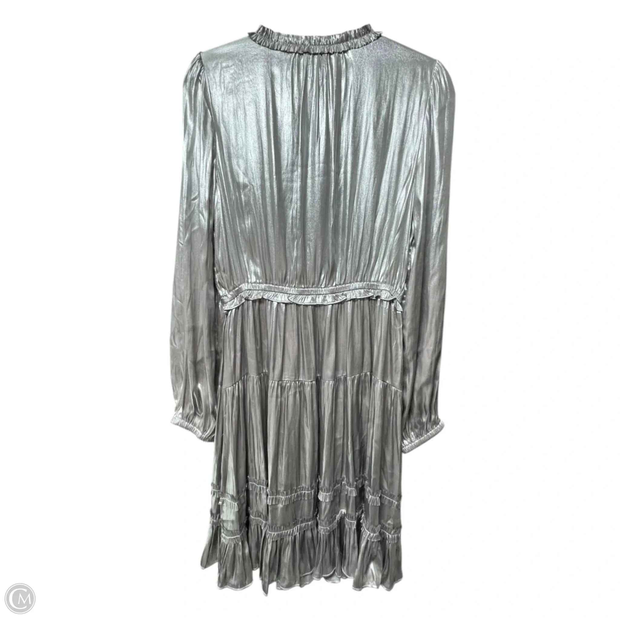 Dress Casual Short By Current Air In Silver, Size: M