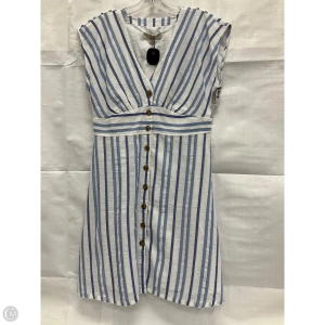Dress Casual Short By Loft In Striped Pattern, Size: 8
