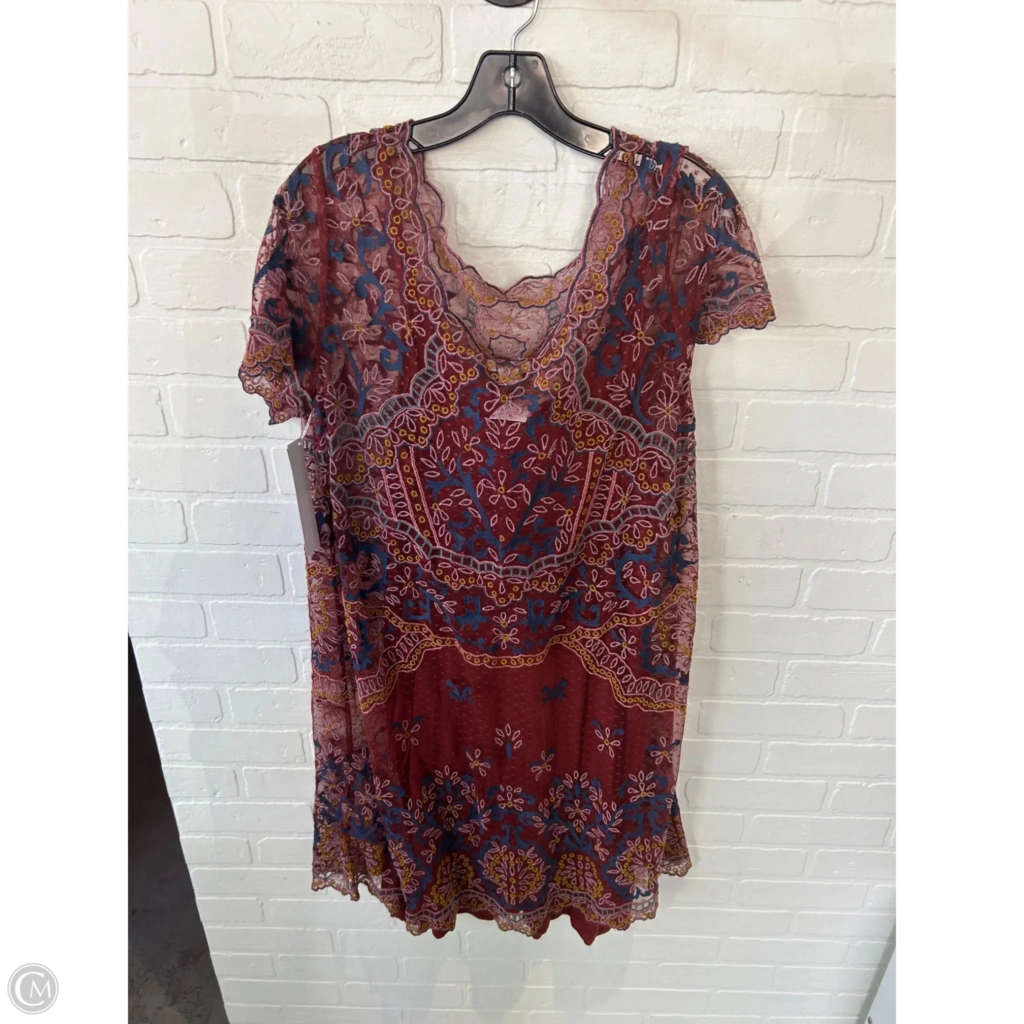 Dress Casual Short By Sundance In Brown & Yellow, Size: Xl