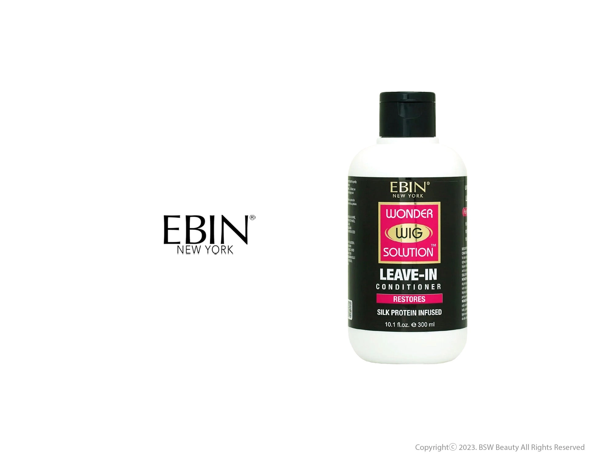EBIN WONDER WIG SOLUTION LEAVE IN CONDITIONING CREAM 10oz