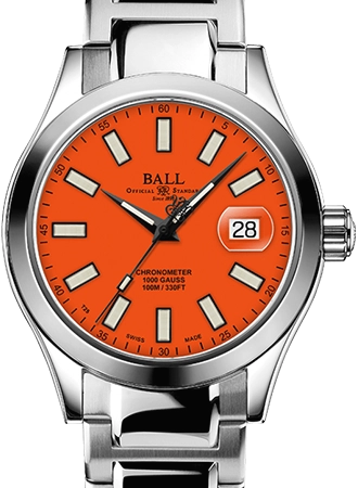 Engineer III Marvelight Chronometer Orange Ref. NM9026C-S39CJ-OR - 904L Steel