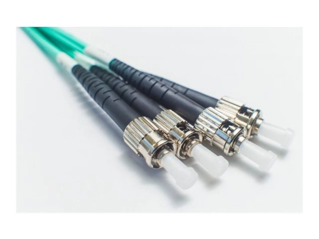 Fiber Cables Direct - Patch cable - ST/UPC multi-mode (M) to ST/UPC multi-mode (M) - 2 m - 0.1 in - fiber optic - duplex - 50 FCDUS51V93