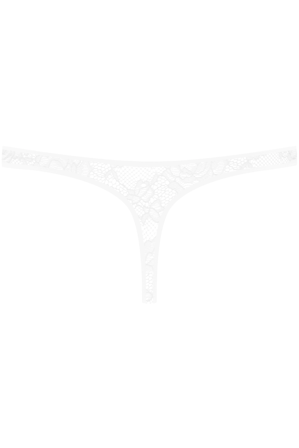 Flashback Lace Tanga Thong White