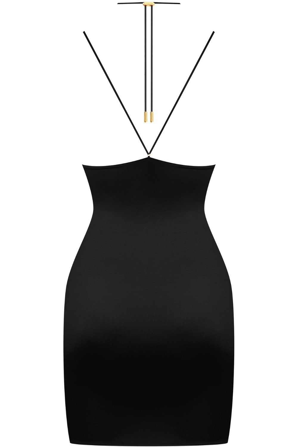 French Kiss Short Dress Black