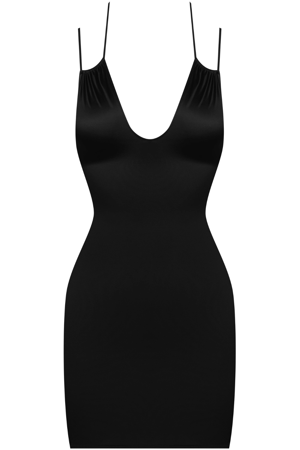 French Kiss Short Dress Black